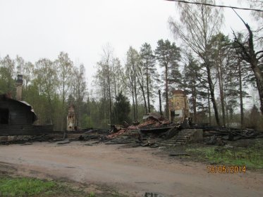 Tervajoen kansakoulun rauniot 2