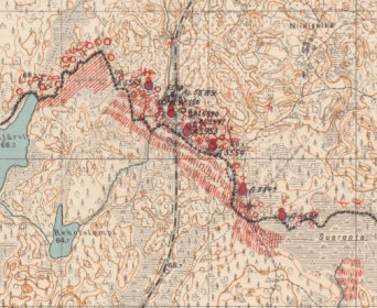 Muurmannin radan torjuntakeskus kartta