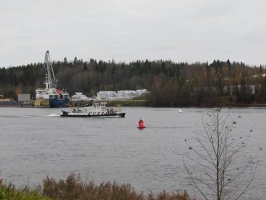 Vaaseni Syväri KevOs 15 ylimenokohta_07 Metsä Groupin sahan satama joen etelärannalla_Kuva E Naukkarinen lokakuu 2016