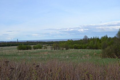 Voznesenjan kenttä Syväri_04 Näkymä kentän suunnassa Ääniselle toukokuussa 2015_Kuva T Hakala