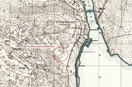 Voznesenjan kenttä Syväri_01 Peruskartta