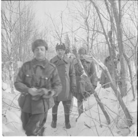 Nikitinskaja Osta Syväri_06 Oesch metsäpolulla Nikitinskajassa 28-2-1942_SA-kuva