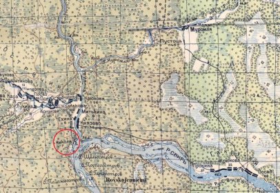 Nikola Syväri_02 Vuoden 1941 venäläinen kartta