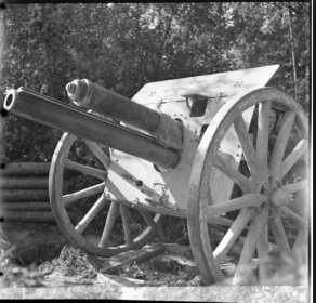 Mäntysaari kuva 2 Mäntysaaressa käytetty tykkikalusto