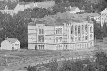 Lyseo Sortavala_02 Näkymä Kuhavuorelta Lyseon suuntaan_SA-kuva 12-8-1941