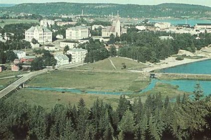 Sortavalan luterilainen kirkko_03 Keskusta Kuhavuorelta nähtynä vuonna 1939_Kuva Hans Wagner Heninen net