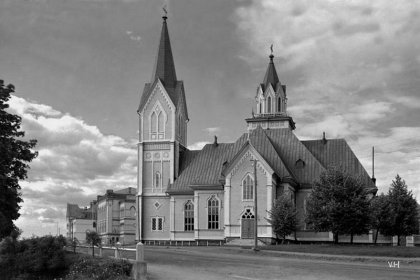 Sortavalan luterilainen kirkko_02 Kirkkorakennus ennen sotia_Kuva Viljo Hakulinen