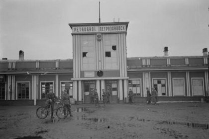 Äänislinnan rautatieasema_03 Asema lokakuussa 1941_SA-kuva 26-10-1941