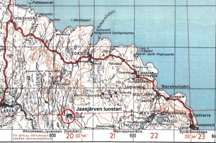 Jaasjärven luostari Aunus_08 Yleiskartta