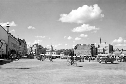 Sortavalan Kauppatori_04 Tori vuonna 1939_Kuva Martti I Jaatinen