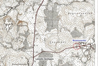 Hyökkäysvaunuprikaatin muistomerkki_02 Peruskartta