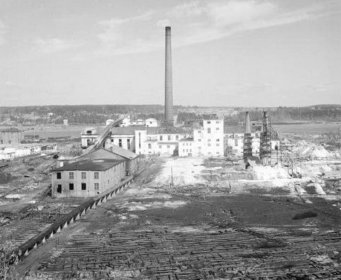 Pitkäranta_02 Tehdas elokuussa 1941_SA-kuva 4-8-1941