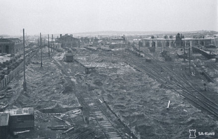 Äänislinnan ratapiha valtauksen jälkeen syksyllä 1941_01