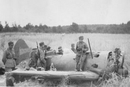 Prokkoila_01 Prokkoilassa alasammuttu Polikarpov I-16 -hävittäjä_Kuva R Ijäs JR 29 Perinneyhdistys