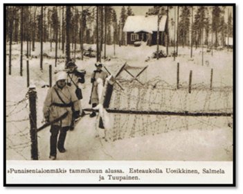 Punaisen talon mäki_01 Talo ja mäki tammikuussa 1940