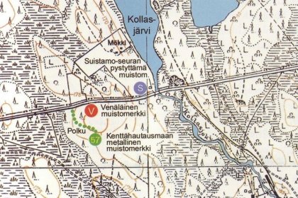 Kollaan muistomerkki_04 Muistopaaden ovat rahoittaneet ja pystyttäneet Alvar Lytsy ja Suistamo-Seura ry
