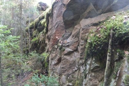 U-asema Rantatien lohko_02 Kallioasemaa rantatien lohkolla syyskuussa 2016_Kuva E Naukkarinen