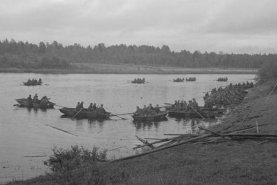 Prääsä-Petroskoi -maantien katkaisukohta Aunus