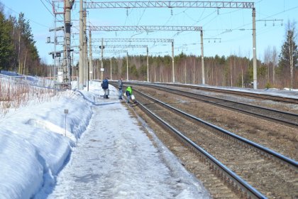 Mai Guba_07 Muurmannin rataa Mai Gubassa maaliskuussa 2017_Kuva E Naukkarinen