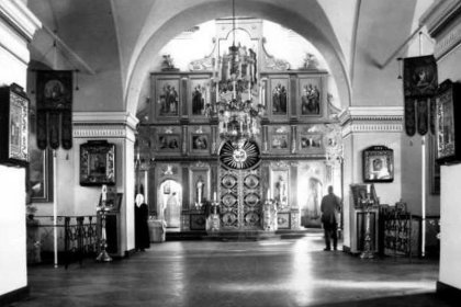Salmin ortodoksikirkko_09 Sisäkuva 1930-luvulta_Kuva L Mirala