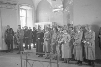 Salmin ortodoksikirkko_04 Jatkosodan ajan ensimmäinen jumalanpalvelus Salmissa elokuussa 1941_SA-kuva 17-8-1941