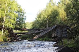 Tulemajoen silta Kolatselkä Aunus