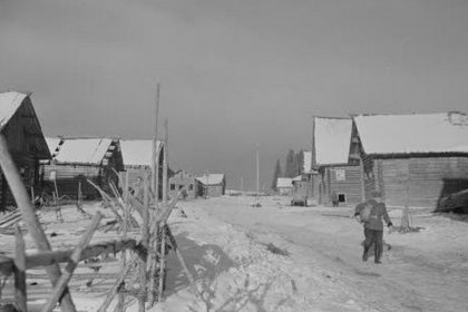 Tsopina_03 Kylänäkymä marraskuussa 1941_SA-kuva 12-11-1941