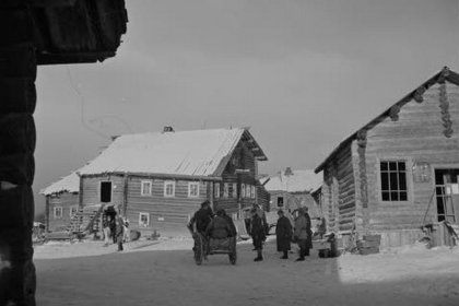 Tsopina_02 Kylänäkymä marraskuussa 1941_SA-kuva 12-11-1941