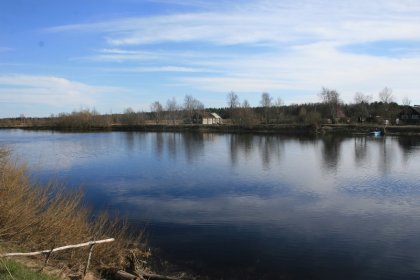 Alavoisen ponttonisilta Aunus_02 Sillan paikka toukokuussa 2017_Kuva E Naukkarinen