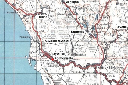 Alavoisen ponttonisilta Aunus_06 Yleiskartta