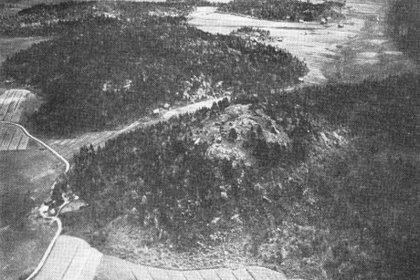 Paasonvuori Sortavala_02 Paasonvuori 1930-luvun ilmakuvalla_Kuva Heninen net