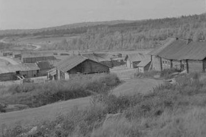 Jouhivaara Seesjärvi Aunus_03 Näkymä kylästä länteen lokakuussa 1943_SA-kuva 24-10-1943