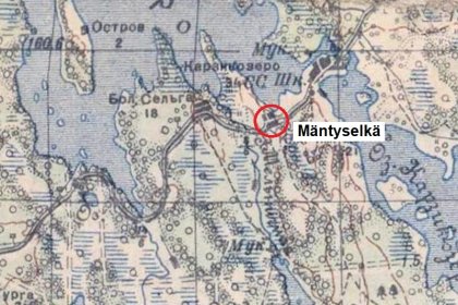 Mäntyselkä Aunus_07 Sijaintikartta
