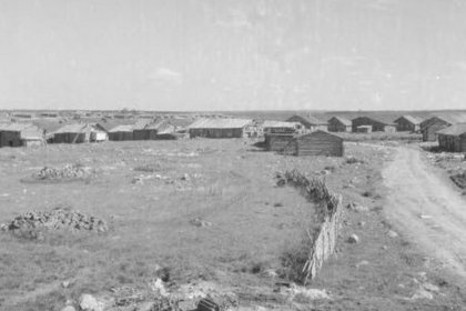 Lahdentaus Aunus_04 Kylänäkymä kesäkuussa 1942_SA-kuva 15-6-1942