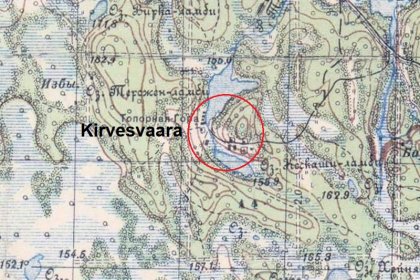 Kirvesvaara Aunus_05 Sijaintikartta
