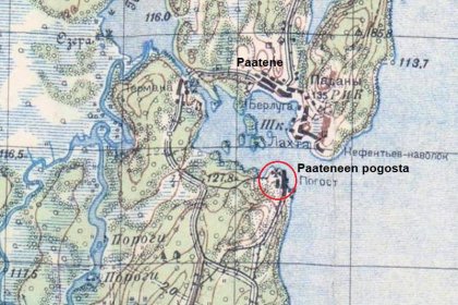 Paateneen pogosta Seesjärvi Aunus_05 Sijaintikartta