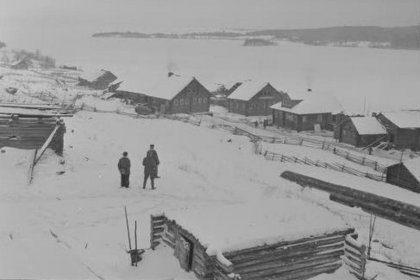 Karjalan Maaselkä Seesjärvi_01 Näkymä Maaselänlahdelle marraskuussa 1941_SA-kuva 28-11-1941
