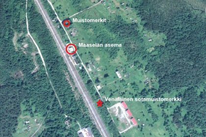Maaselän rautatieasema_08 Satelliittinäkymä