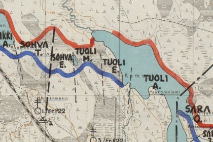 Etulinja Muurmannin valtatien kohdalla_02 Tukikohtakartta