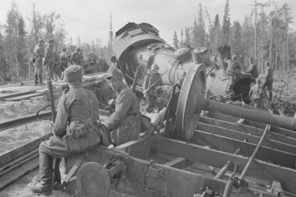 Veturipuro Kiestinki_05 Näkymä Veturipurolta elokuussa 1941_SA-kuva 15-8-1941