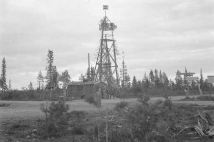 Neljän tien risteys Kiestinki Viena_08 Risteysalue elokuussa 1943_SA-kuva 23-8-1943