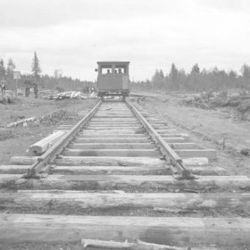 Kiestingin radan päätepysäkki_09 Radan pää elokuussa 1941_SA-kuva 10-8-1941