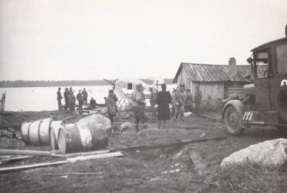 Kiestinki sairaslentokone hakemassa potilaita 120941