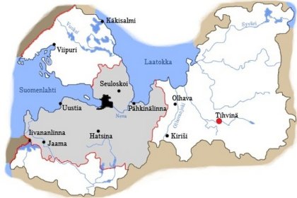 Tihvinä_04 Tihvinä ja Inkerinmaa (harmaa alue)