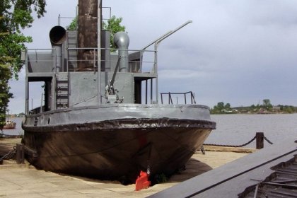 Tykkivene Aunus Novaja Ladoga_01 Aunus toukokuussa 2007_Kuva Heninen net