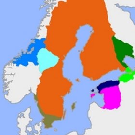 Pähkinäsaaren linna_04 Stolbovan rauhassa Ruotsi sai karttaan vaaleanvihreällä merkityn Inkerinmaan ja tummanvihreällä merkityn Käkisalmen läänin