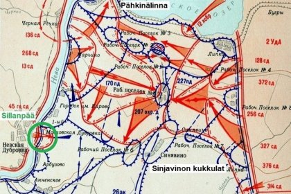 Sillanpääasema Viiden kopeekan kolikko Neva-joki_02 Puna-armeijan hyökkäys Leningradin saarron murtamiseksi tammik. 1943