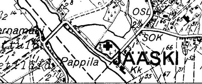 Jääsken hautausmaa_03 karttakuva Karjalan Liitto