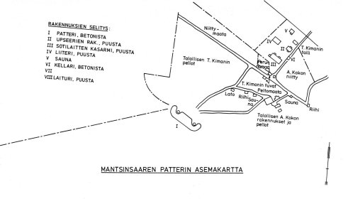 Matsinsaaren patterin aluekartta
