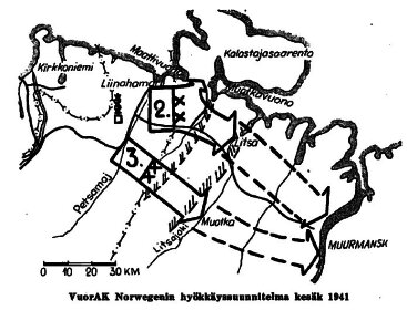 Litsajoen etulinja 1941